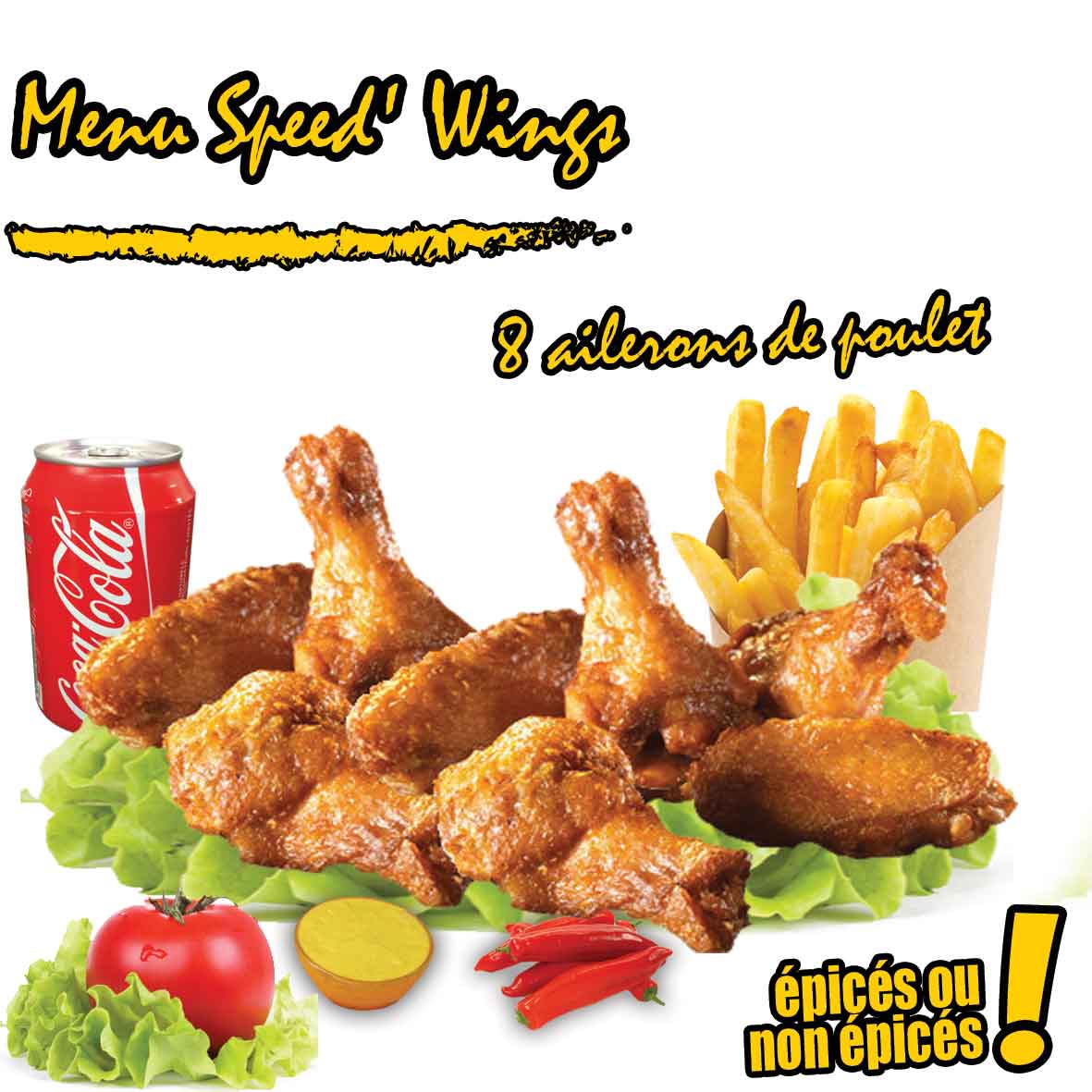 Menu Speed' 6Wings